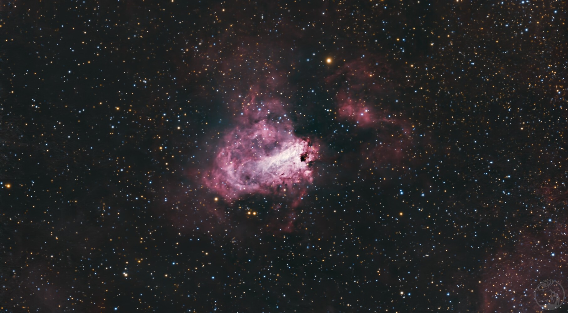 八级光污染区打野M17天鹅星云