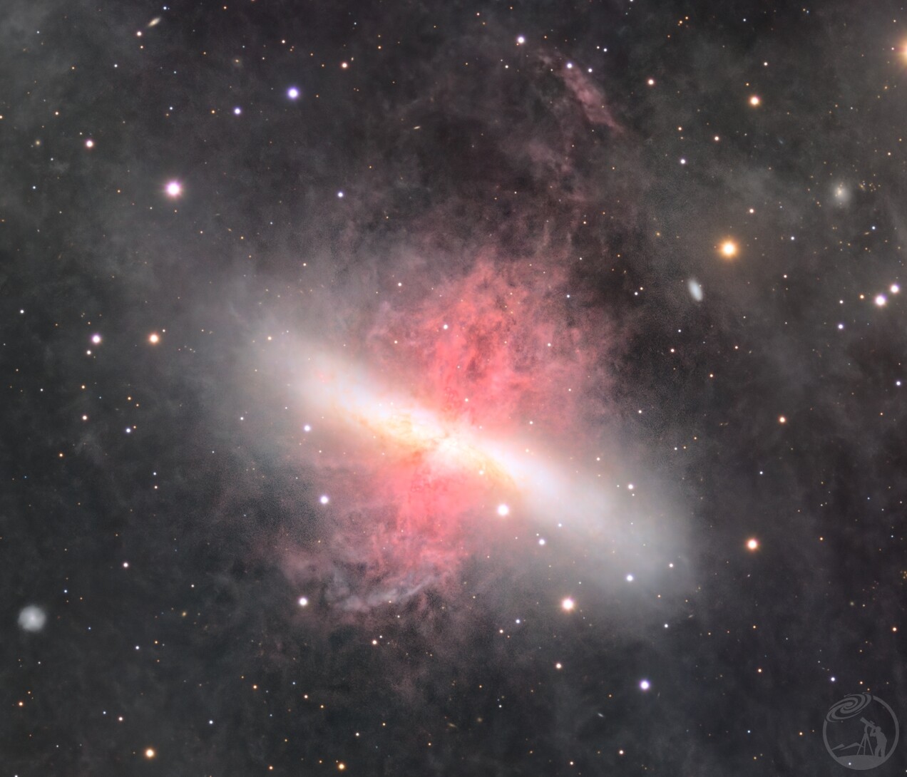 星系三重奏——M81、M82与NGC 3077