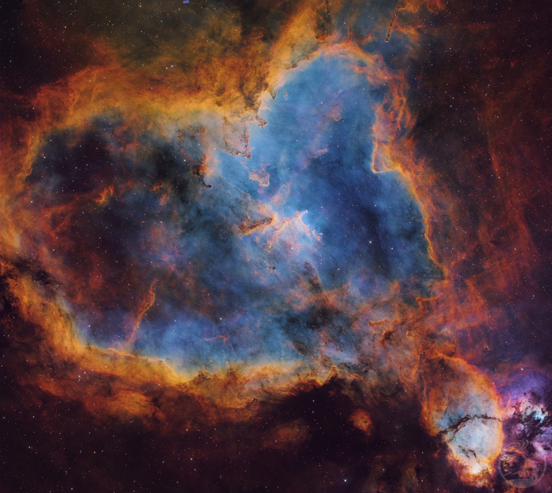 IC1805心脏星云SHO·淡雅版