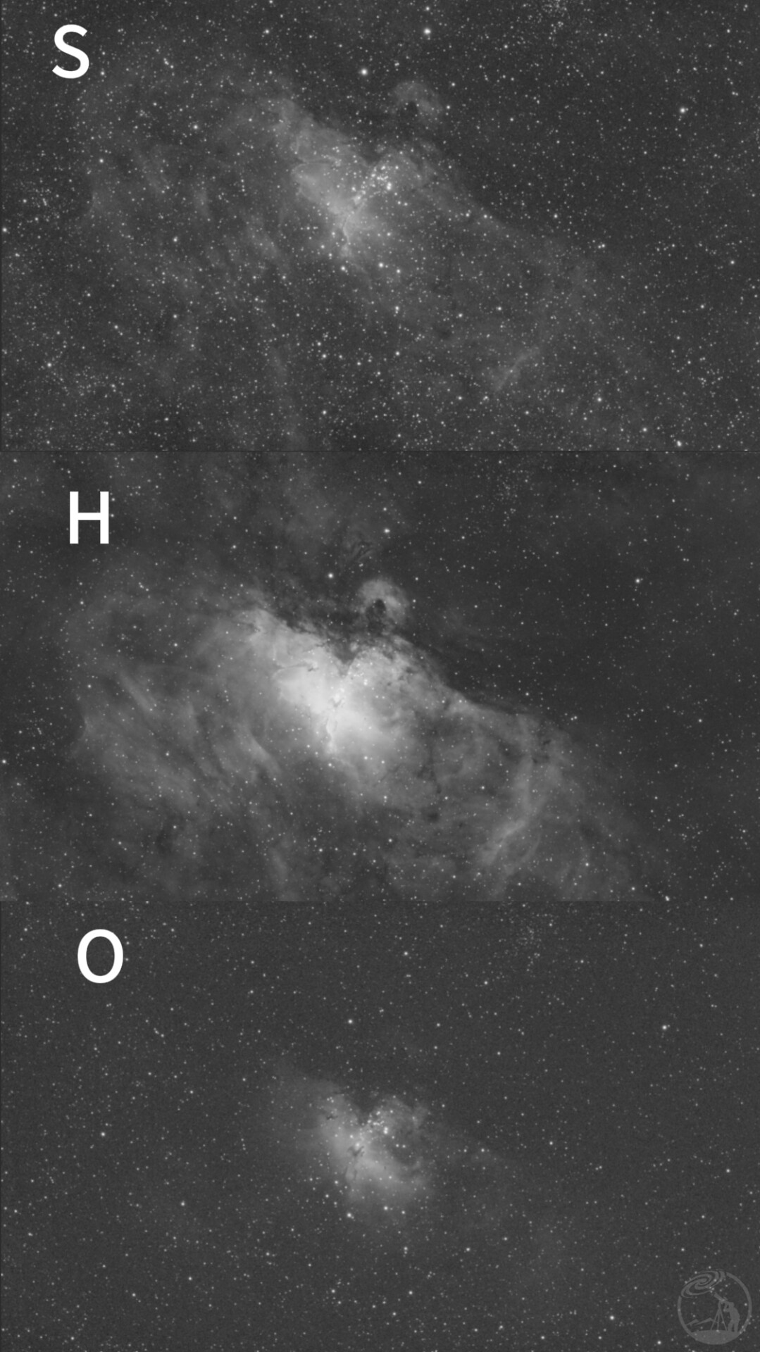 鹰星云的奇幻色彩