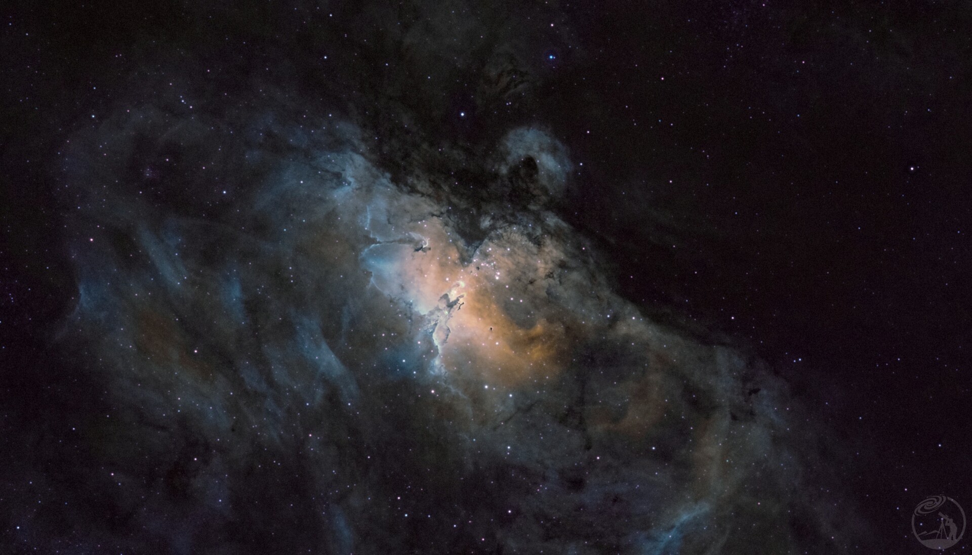 鹰星云的奇幻色彩
