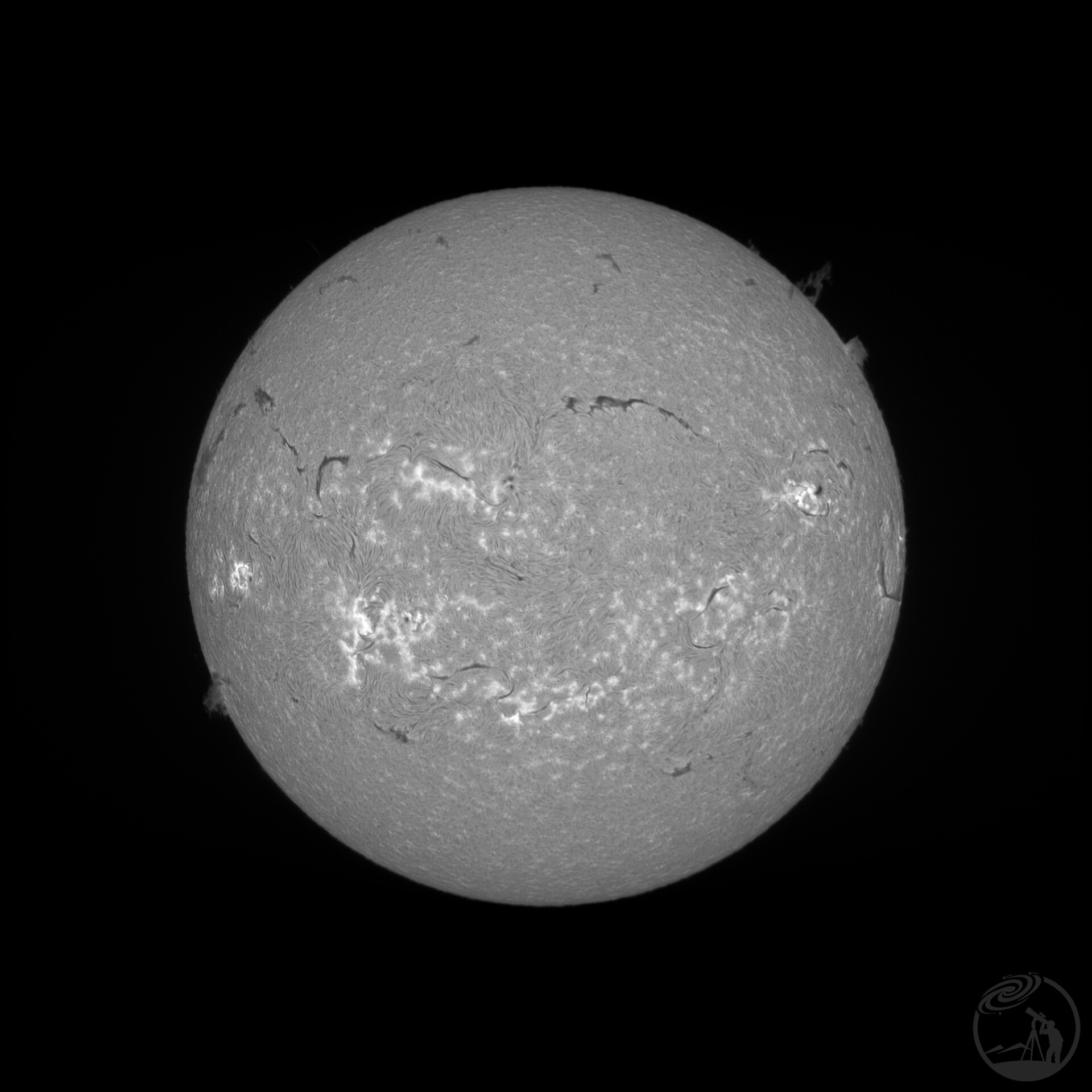 20260725太阳光谱仪线扫成像Ha