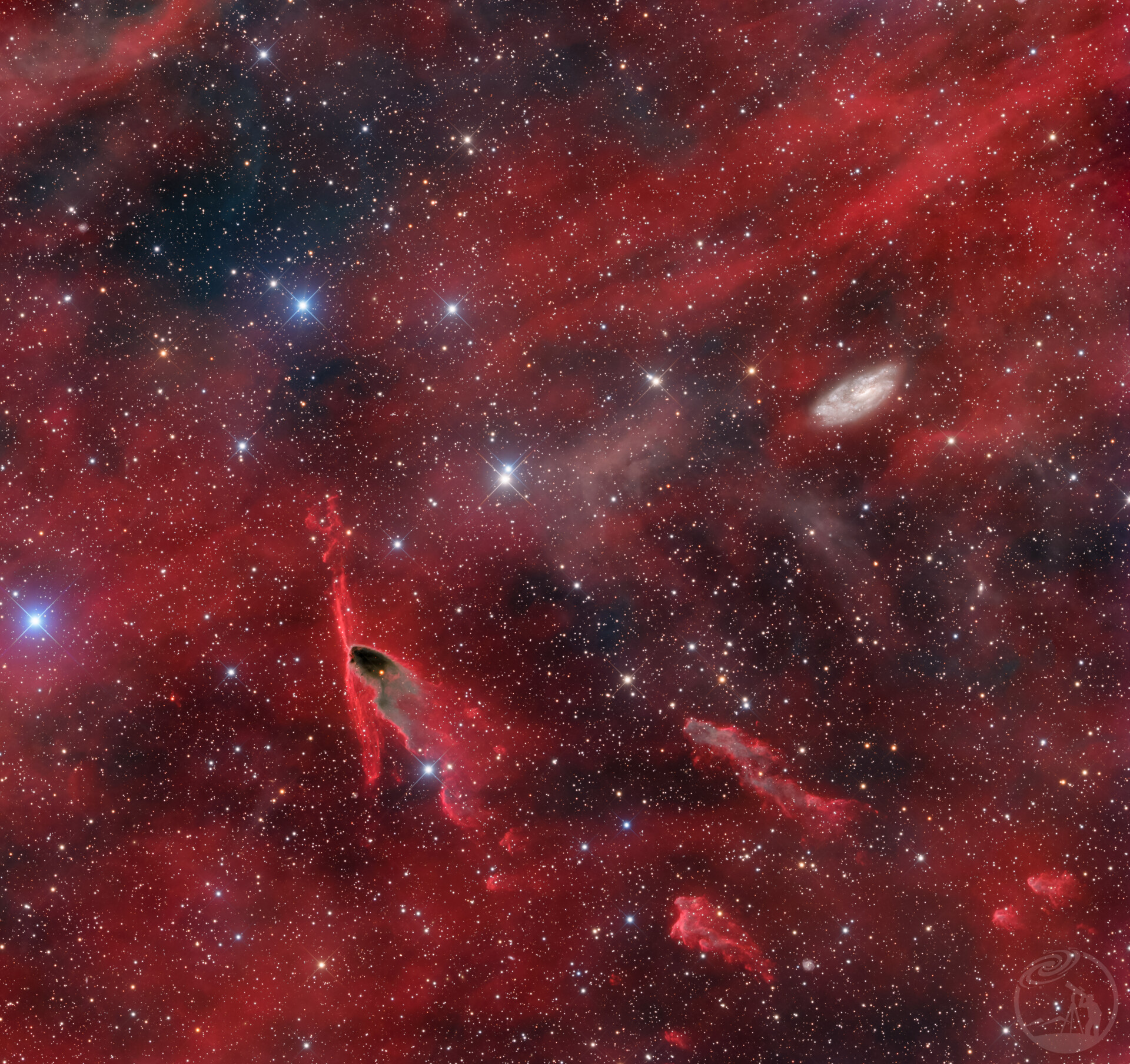 NGC2427与鱼跃龙门LRGBHa