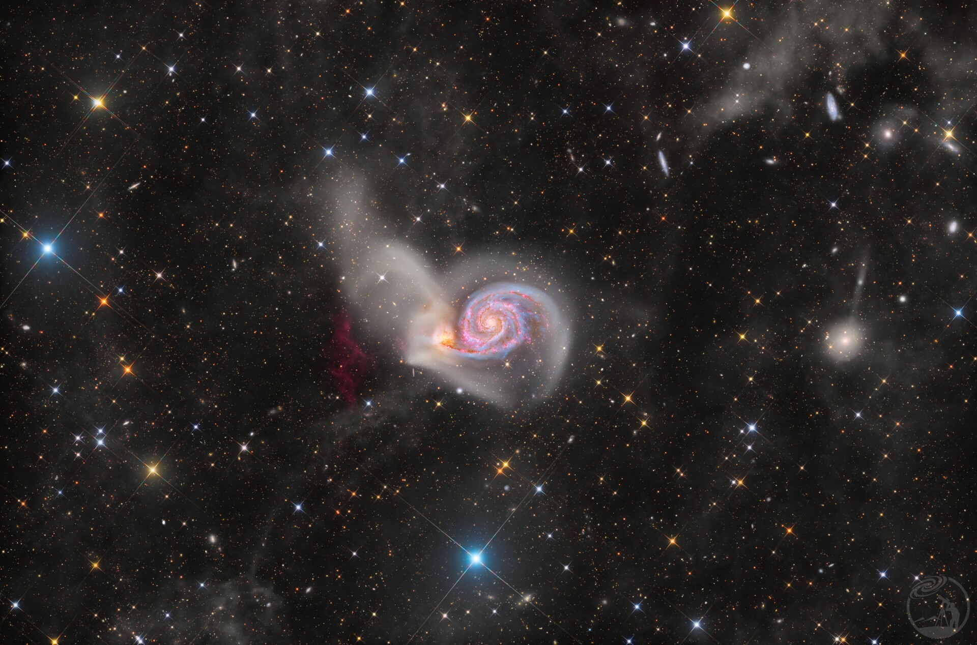 M51（NGC5194&NGC5195）