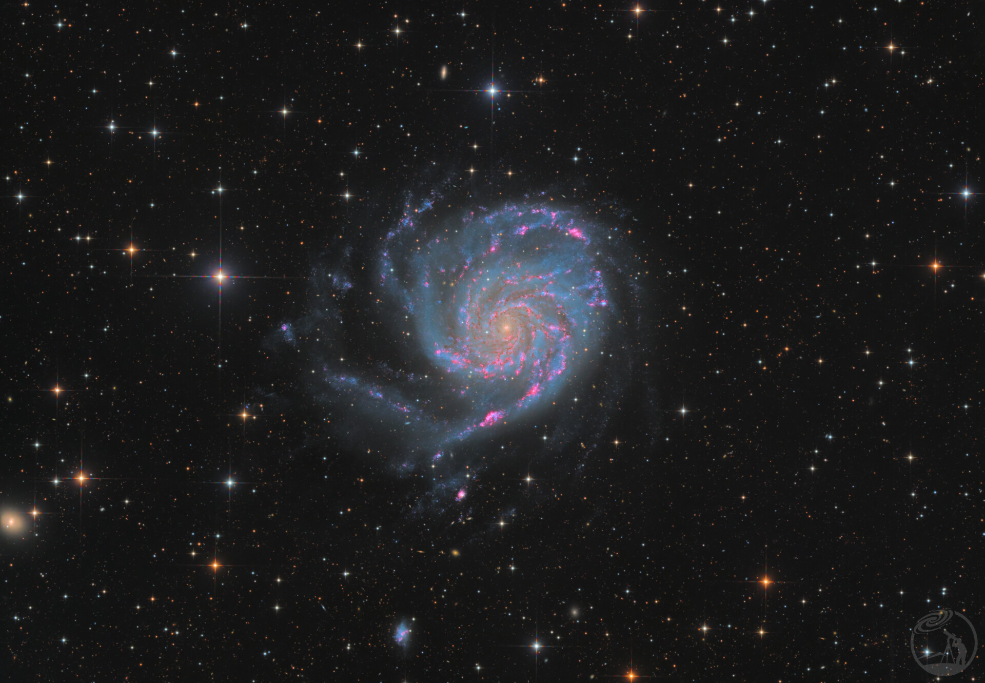 小红花版和LRGB版（M101）