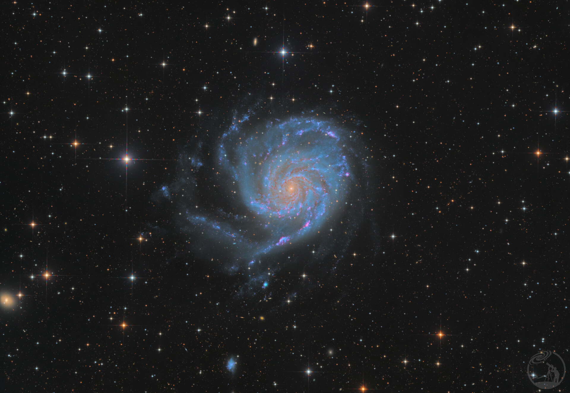 小红花版和LRGB版（M101）