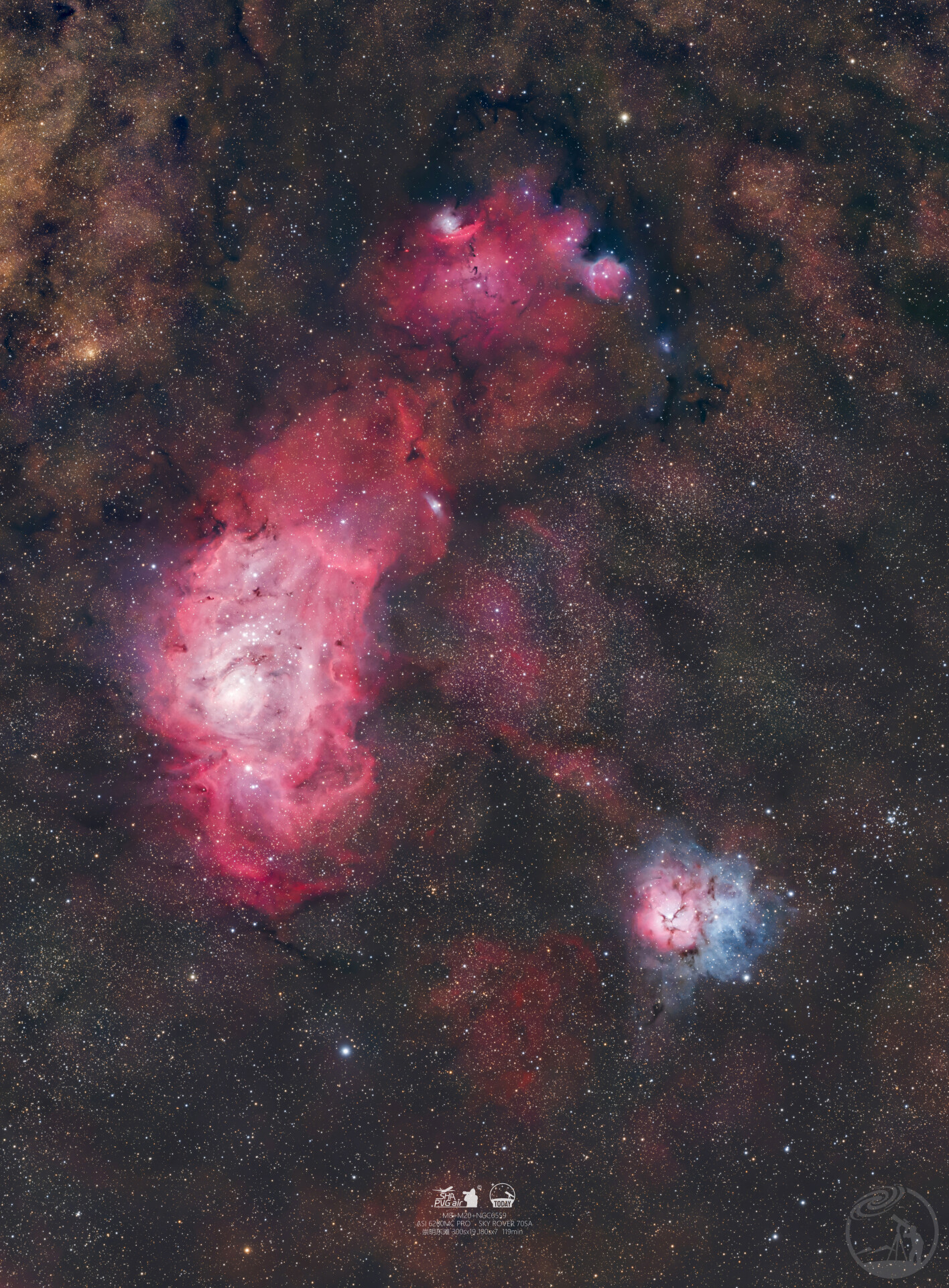 M8 M20 NGC6559