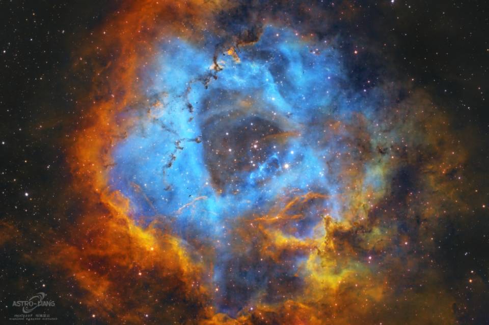 ngc2237玫瑰星云练手素材