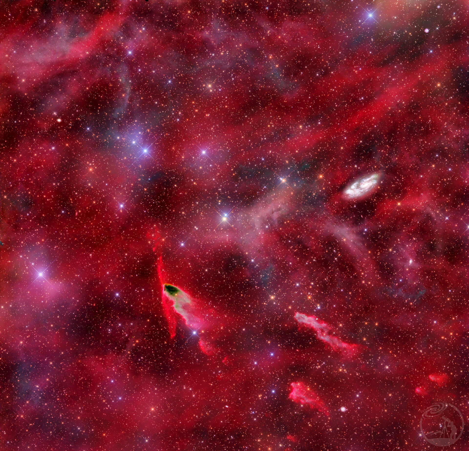 NGC2427与鱼跃龙门LRGBHa
