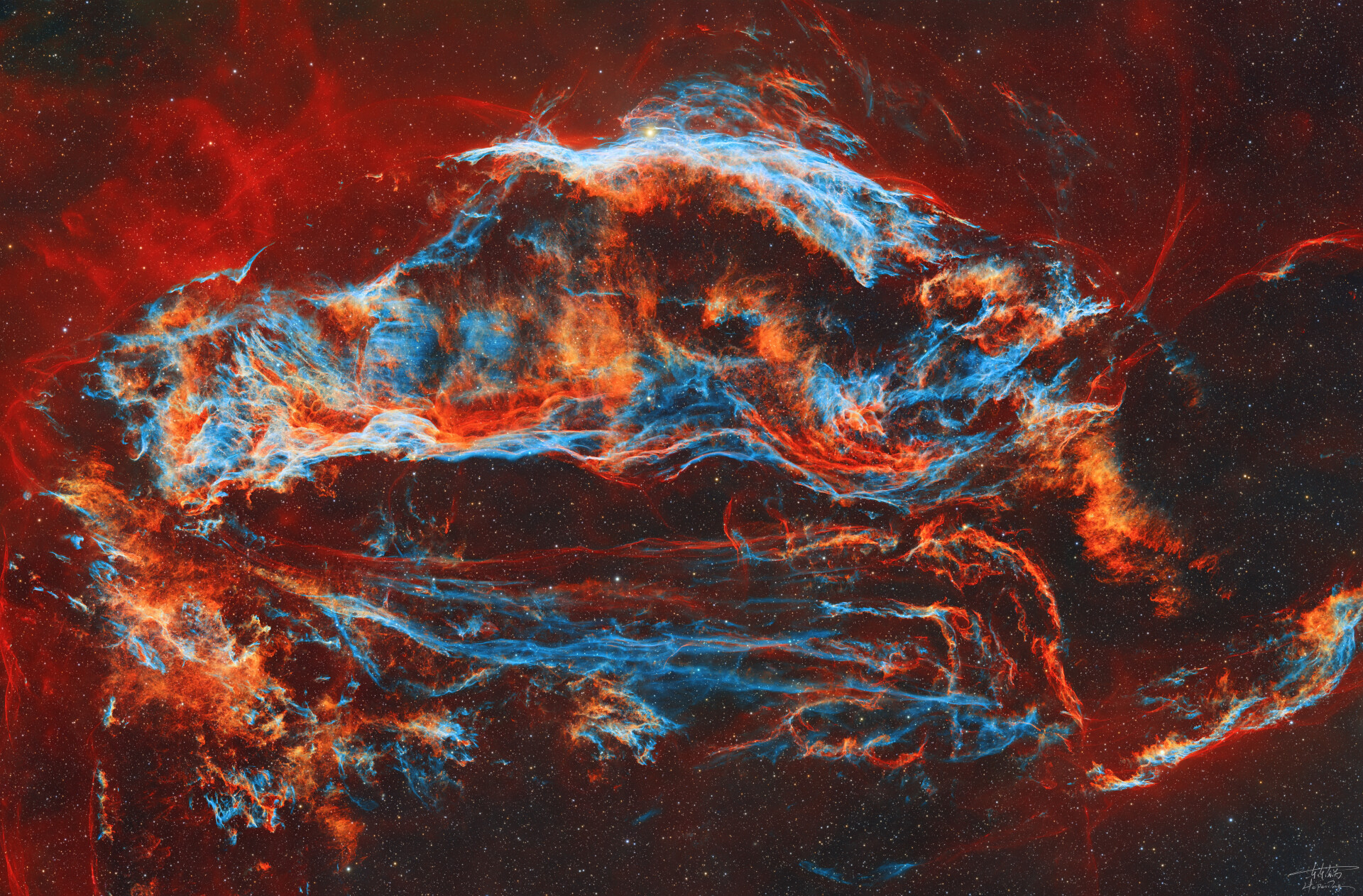 西面纱星云（NGC6960）
