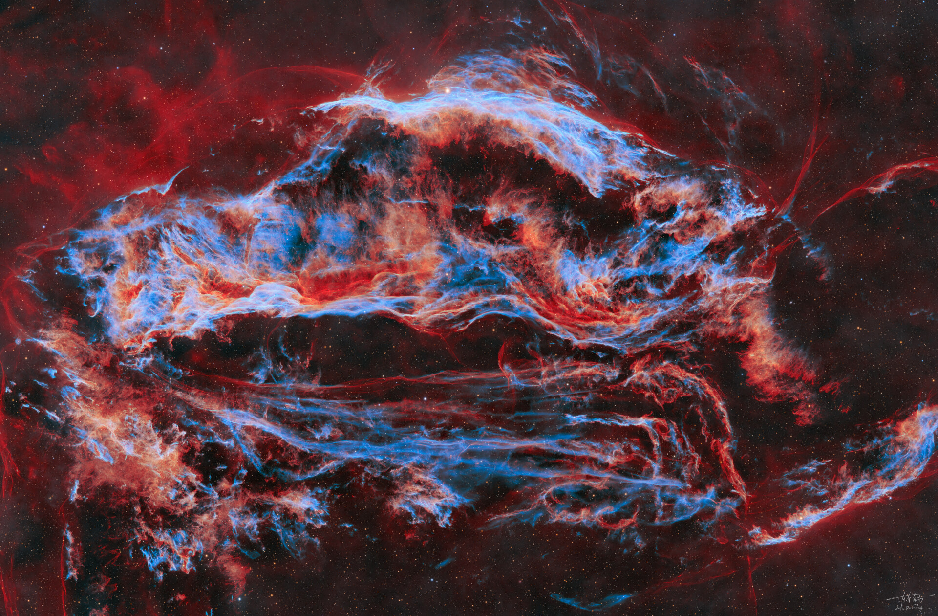 西面纱星云（NGC6960）