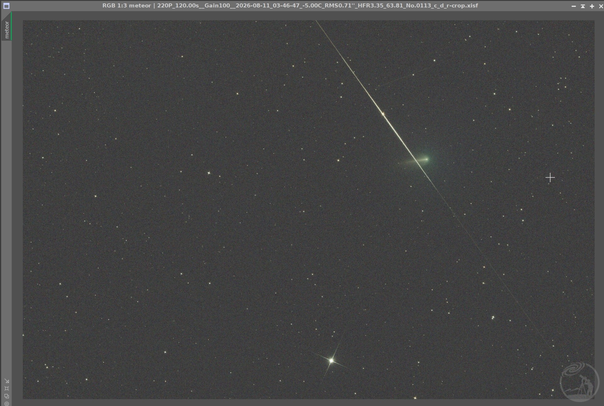 220P彗星 X 英仙座流星雨