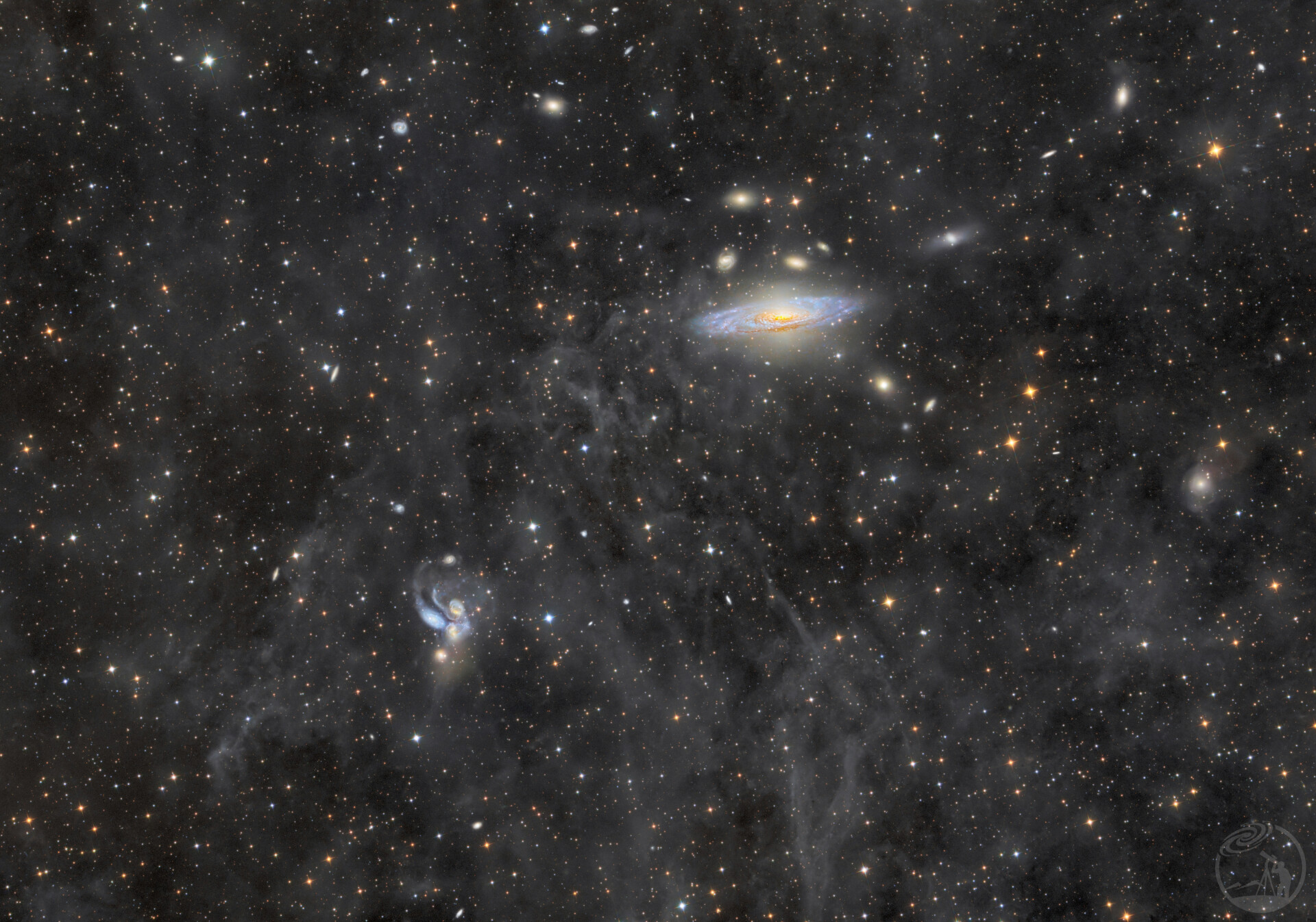 NGC7331与史蒂夫五重奏