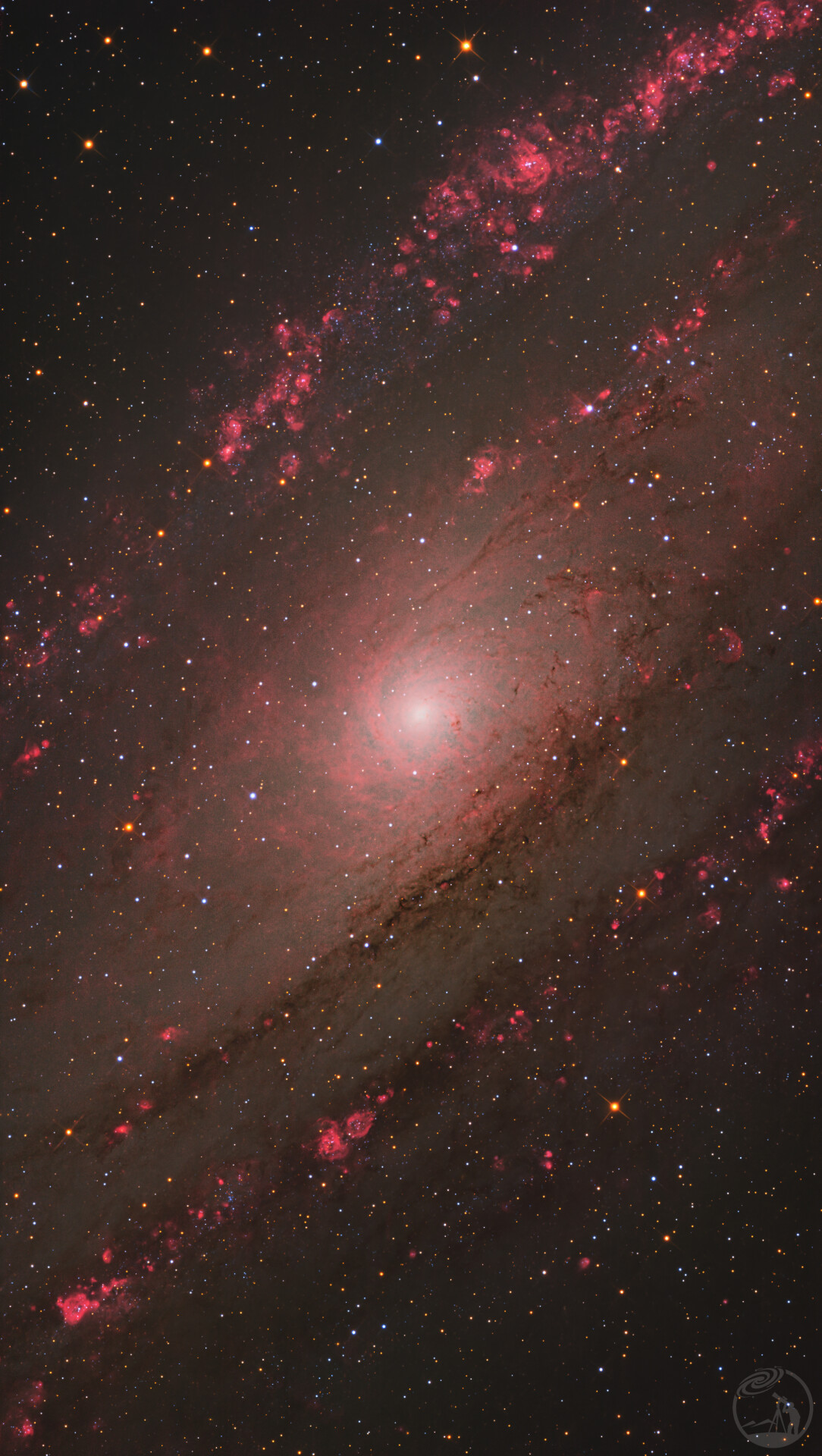 M31的核心H螺旋