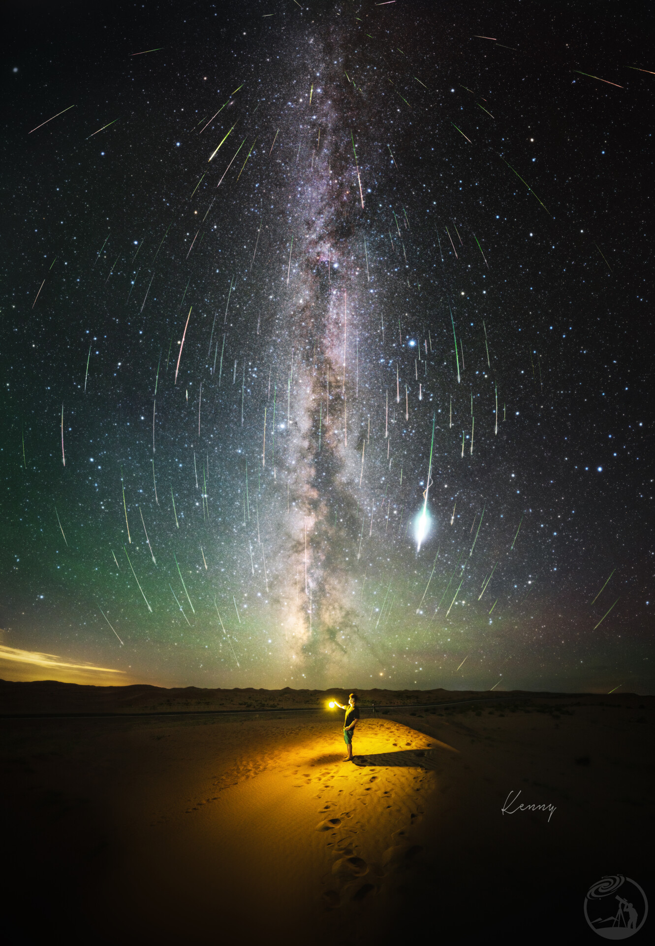 夜空的花