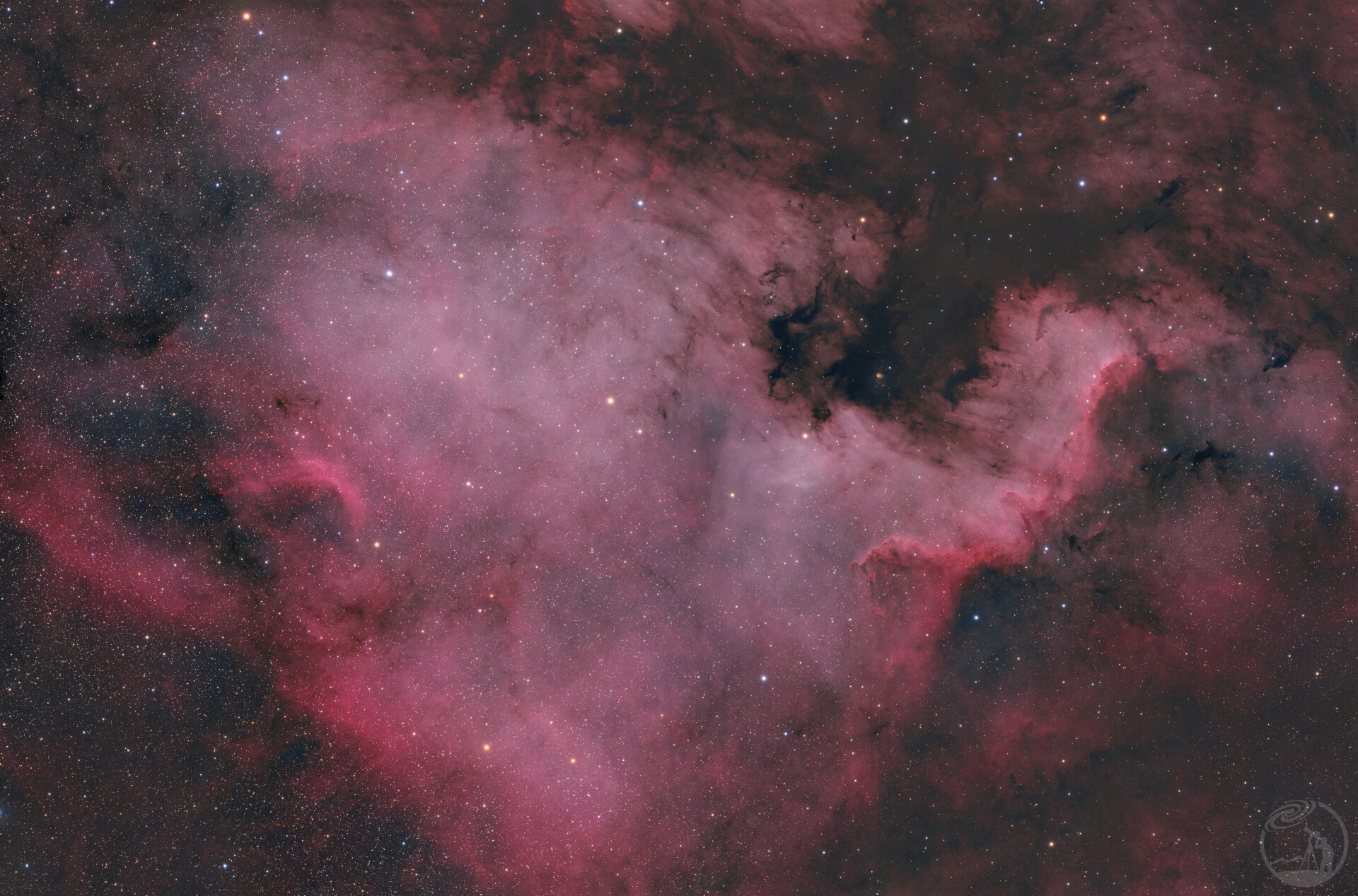 NGC7000 北美洲星云 RGB真彩