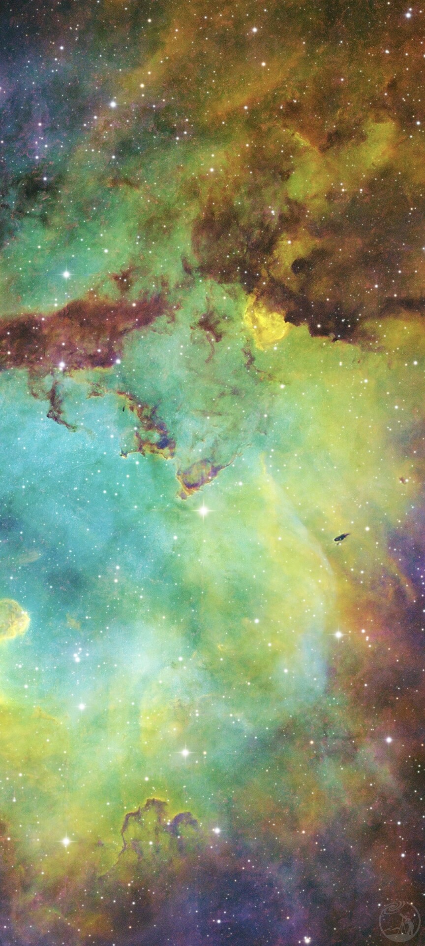 北窝铺村的狮子星云局部