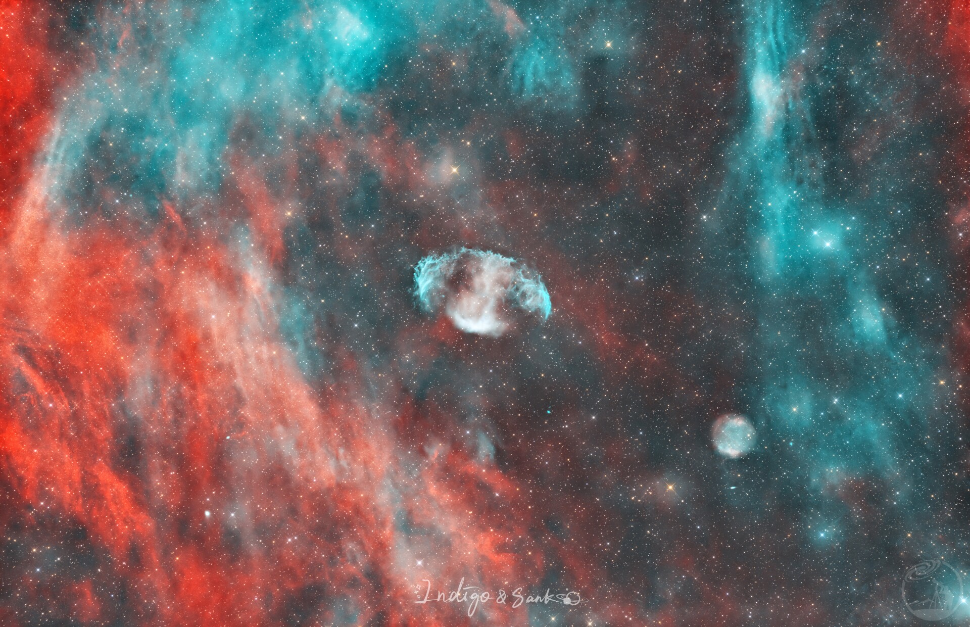 古老的玛土撒拉星云 MWP 1 与"小泡泡"Alv 1