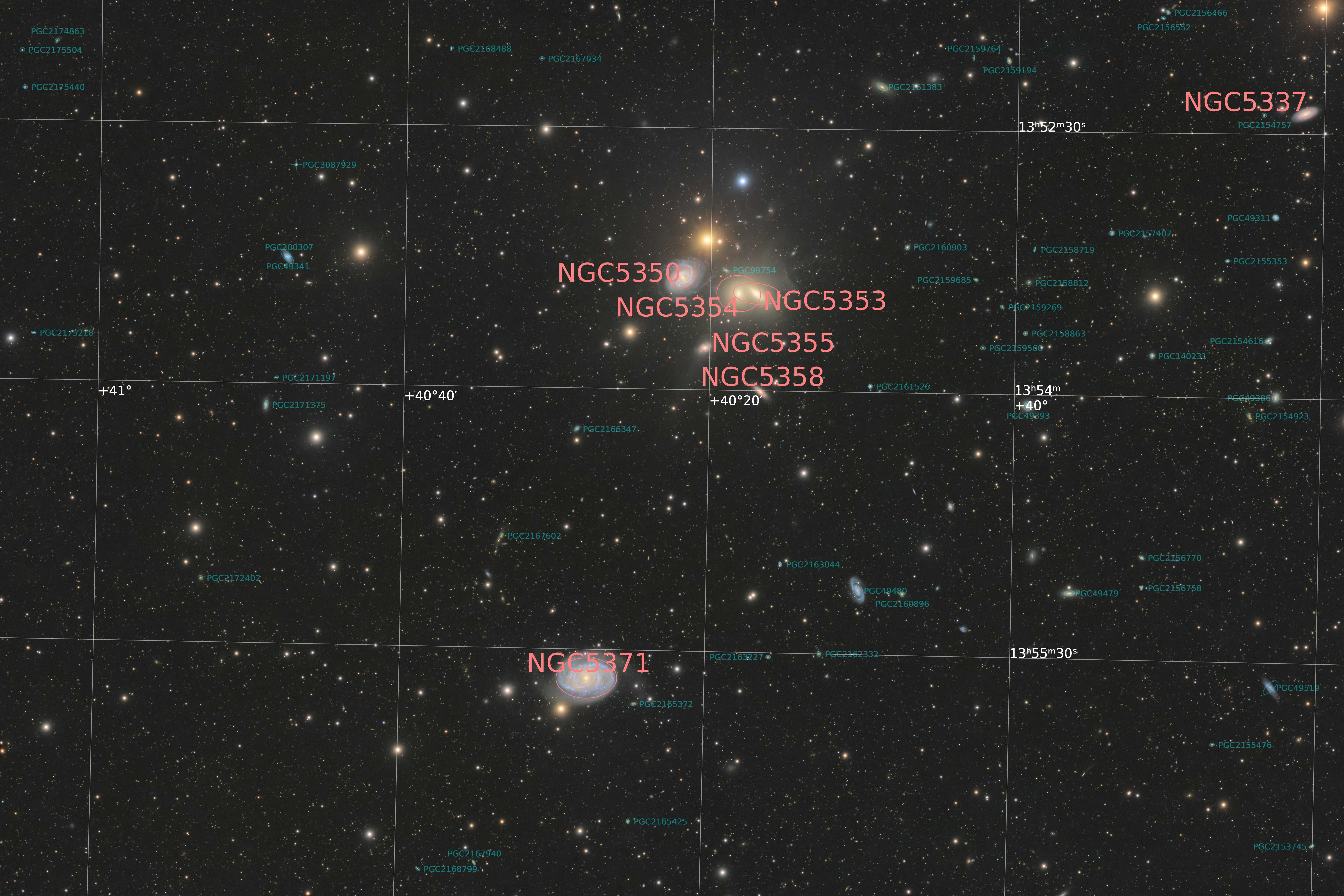 Hickson68 与 NGC5371