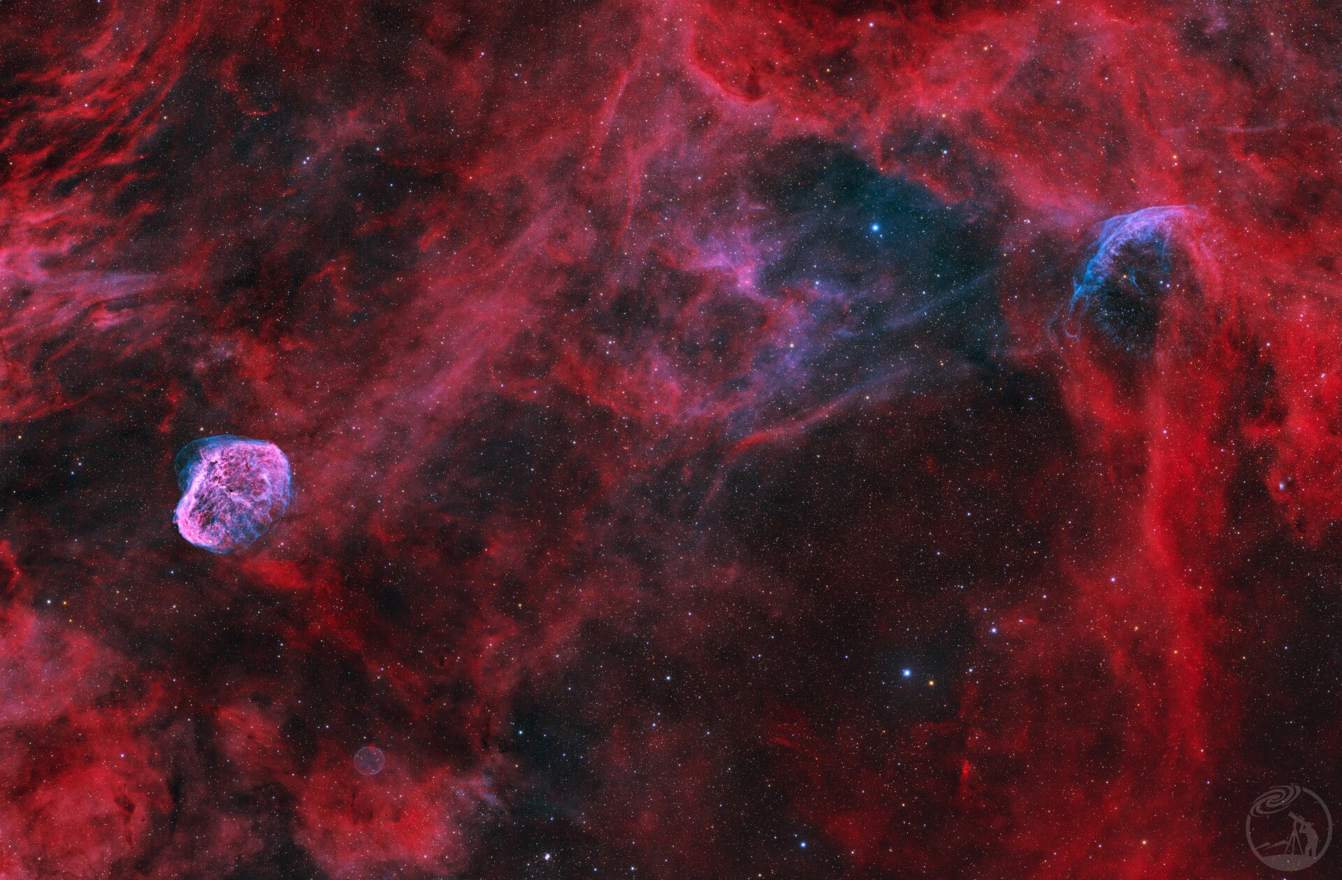NGC6888，WR134，PN G75.5+1.7