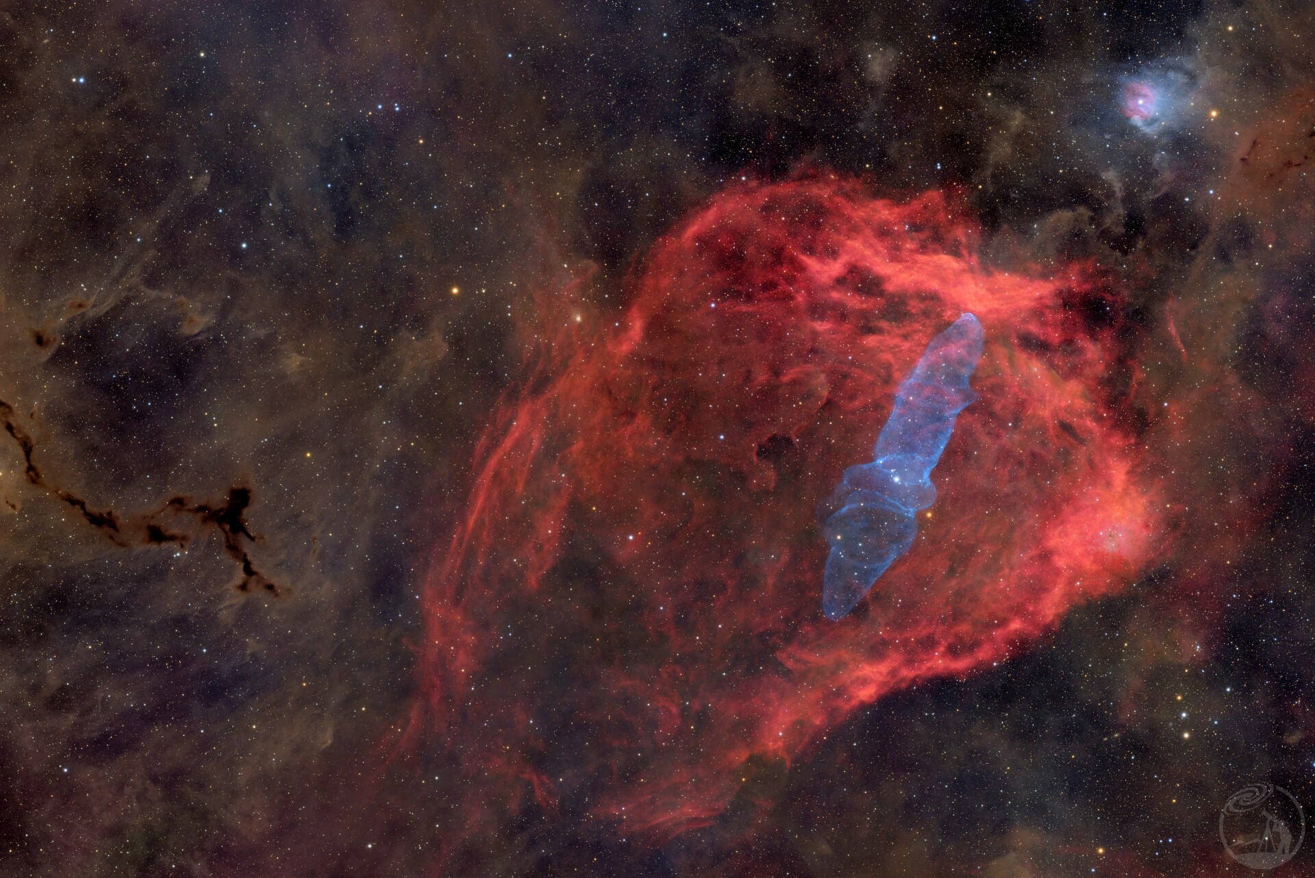 鱿鱼星云 宇宙双头龙和barnard150