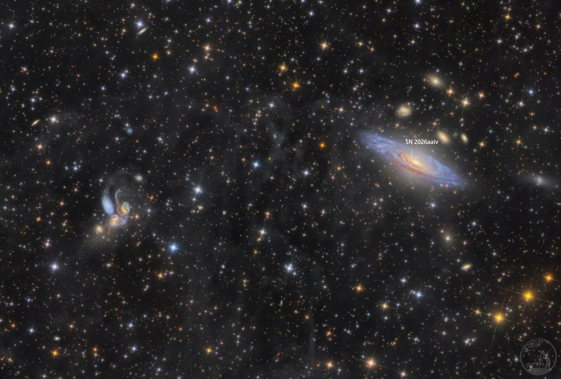 NGC7331与余晖
