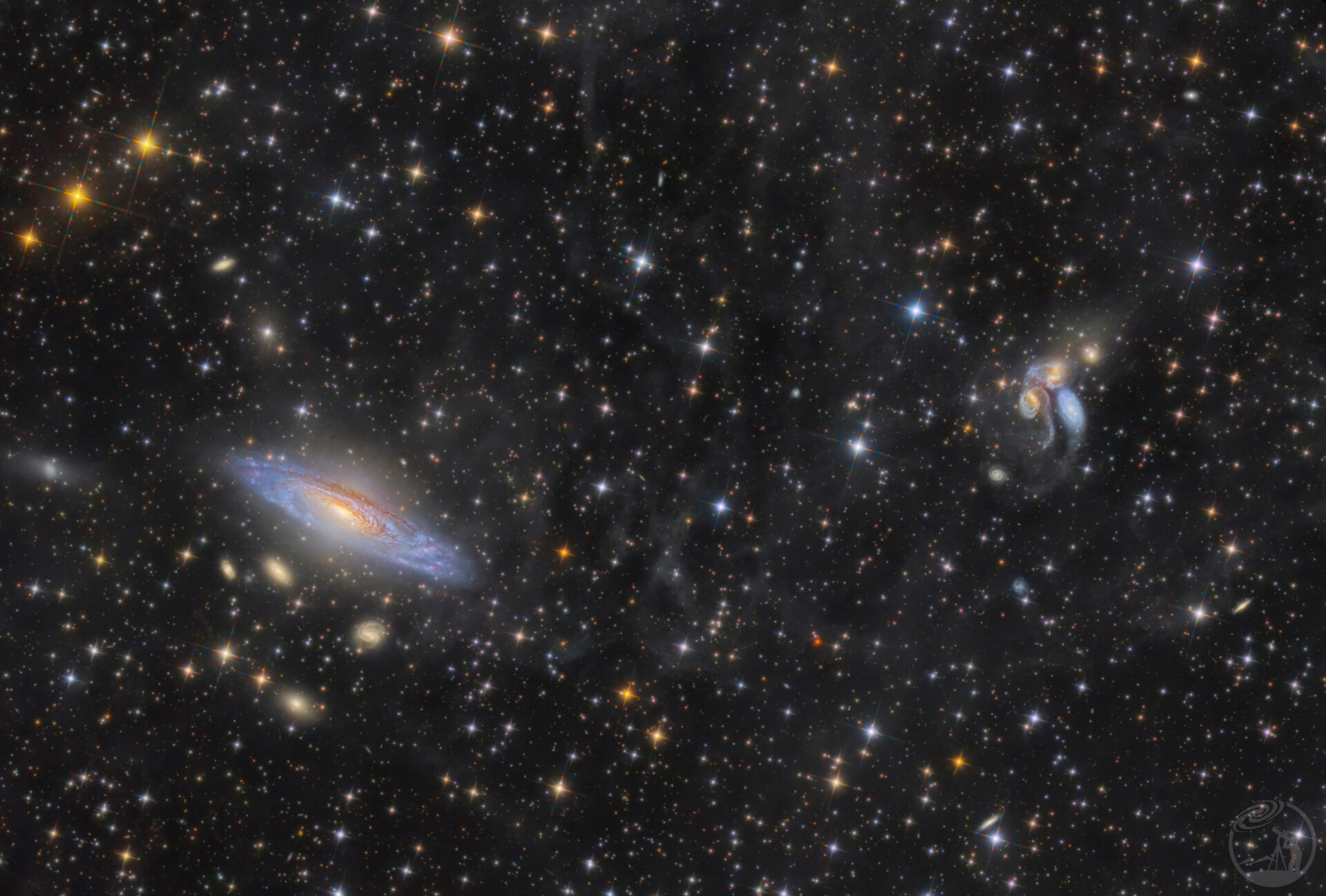 NGC7331与余晖