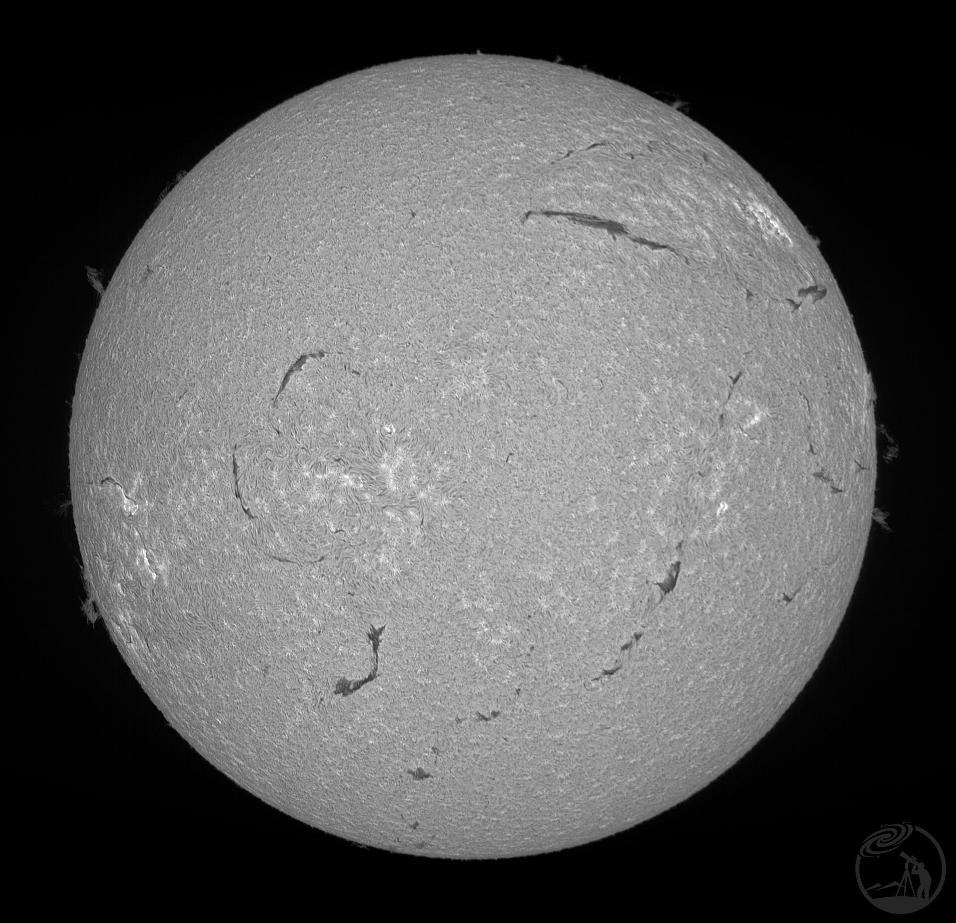 20261002太阳光谱仪线扫成像Ha/CaH/He(D3)/Fe-I