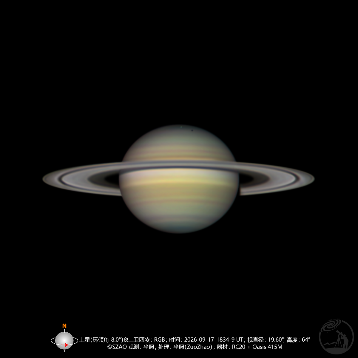土卫四凌土星