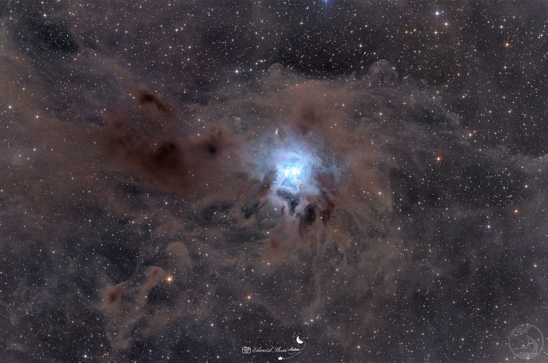 NGC 7023鸢尾花星云 第二版
