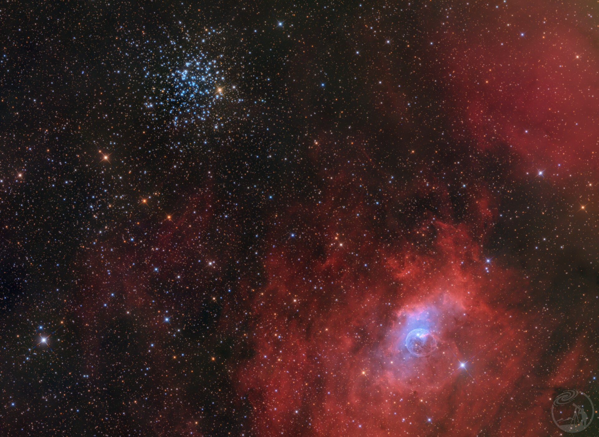 M52 Vs NGC7635