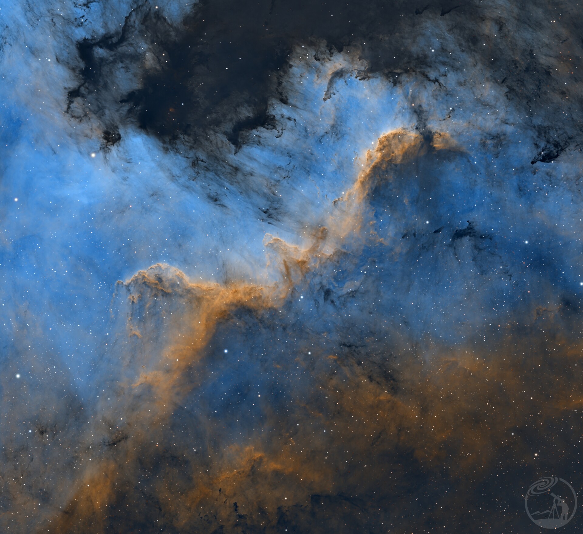 Cygnus Wall  (NGC7000 局部）天鹅墙