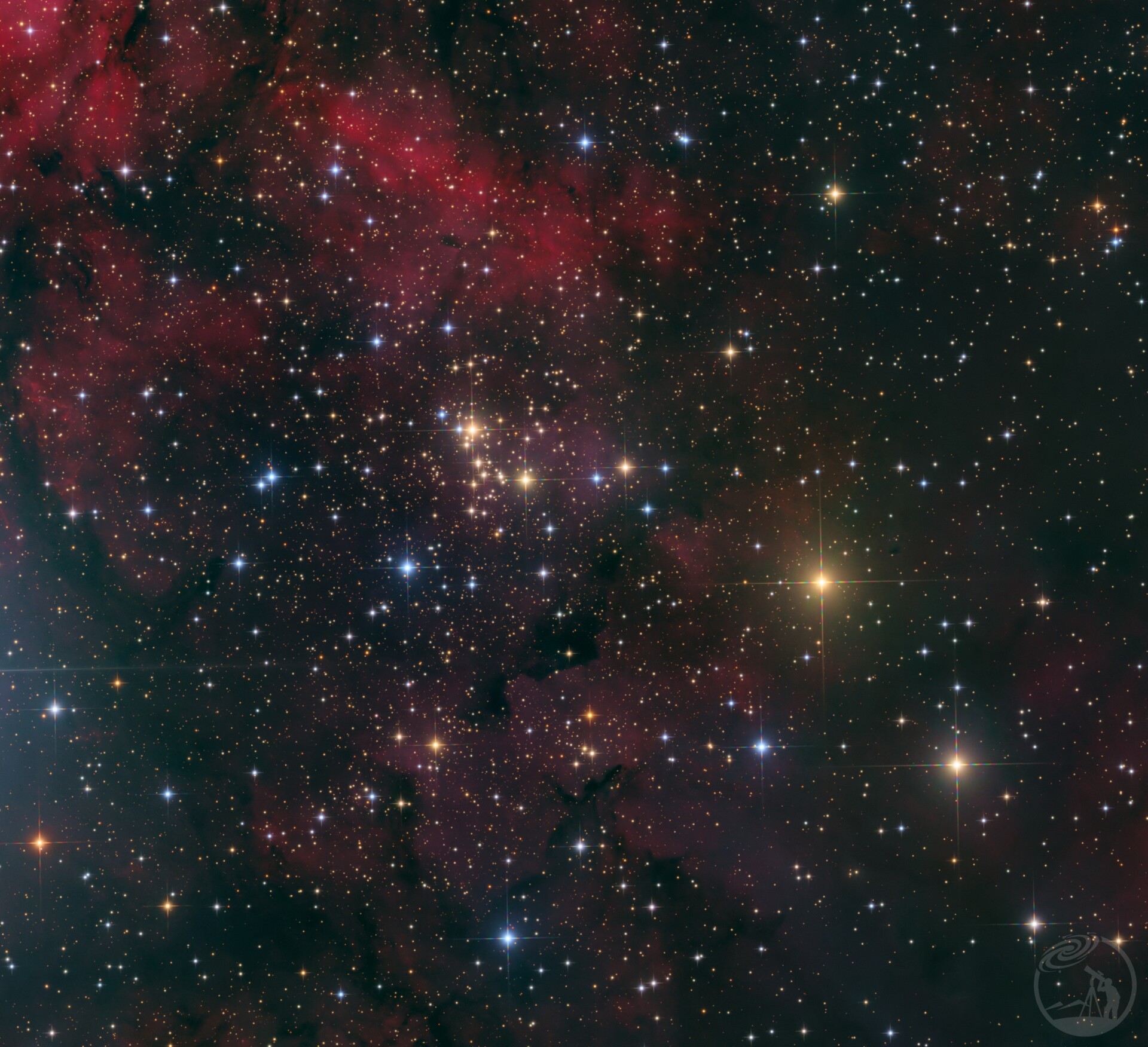 蝶翼间的尺蠖 · NGC 6910