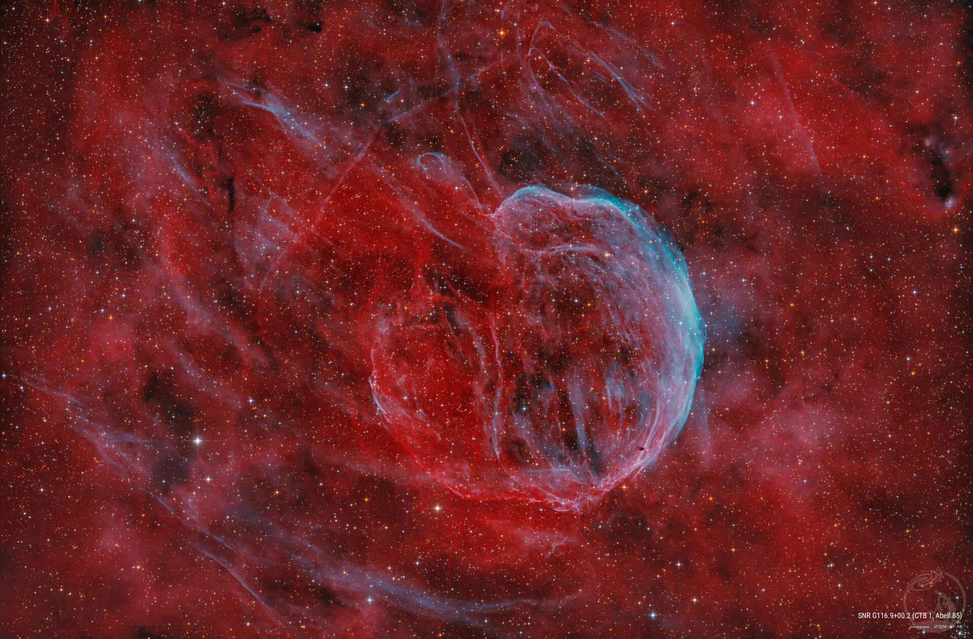 SNR G116.9+00.2 (CTB 1, Abell 85)