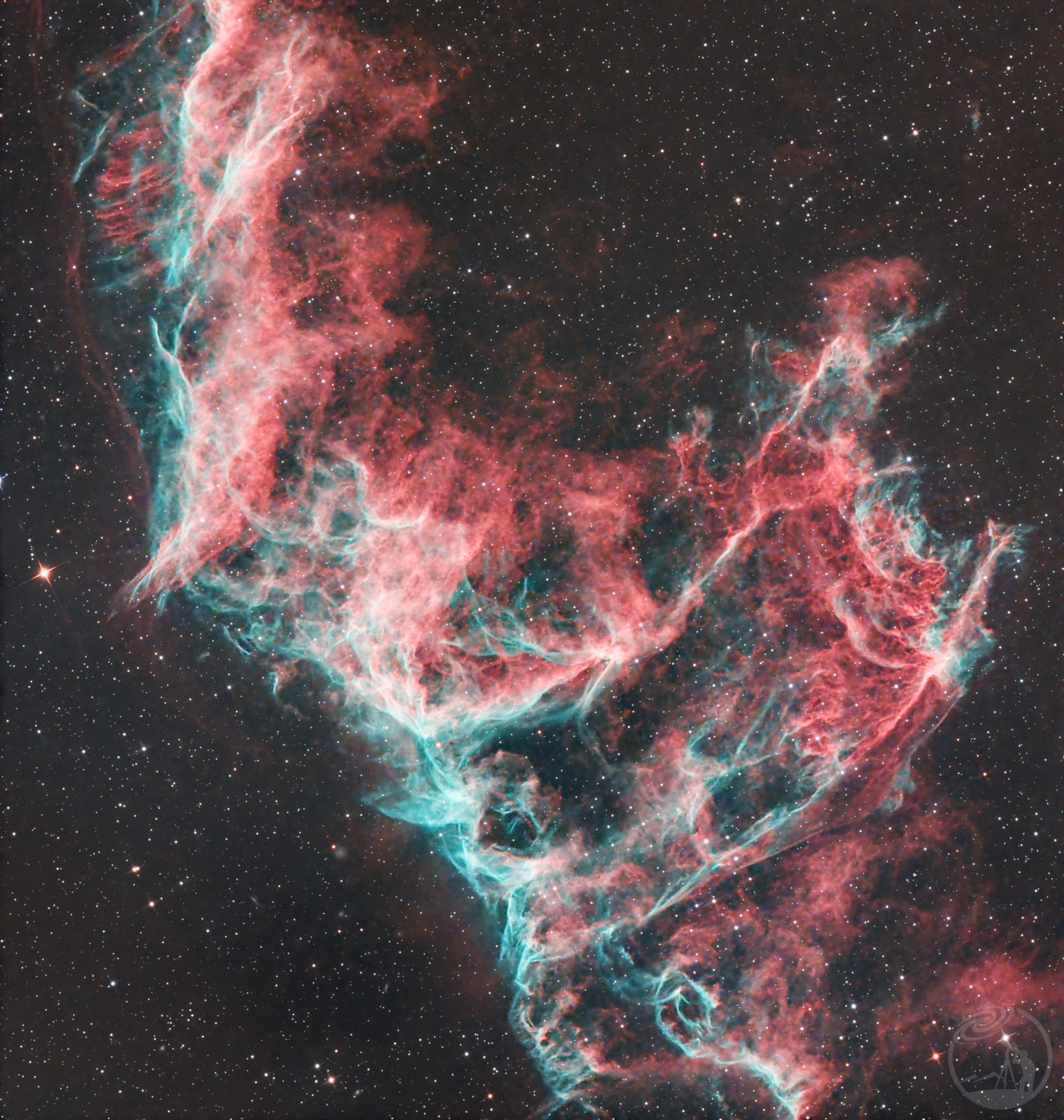 东面纱星云 异性头颅