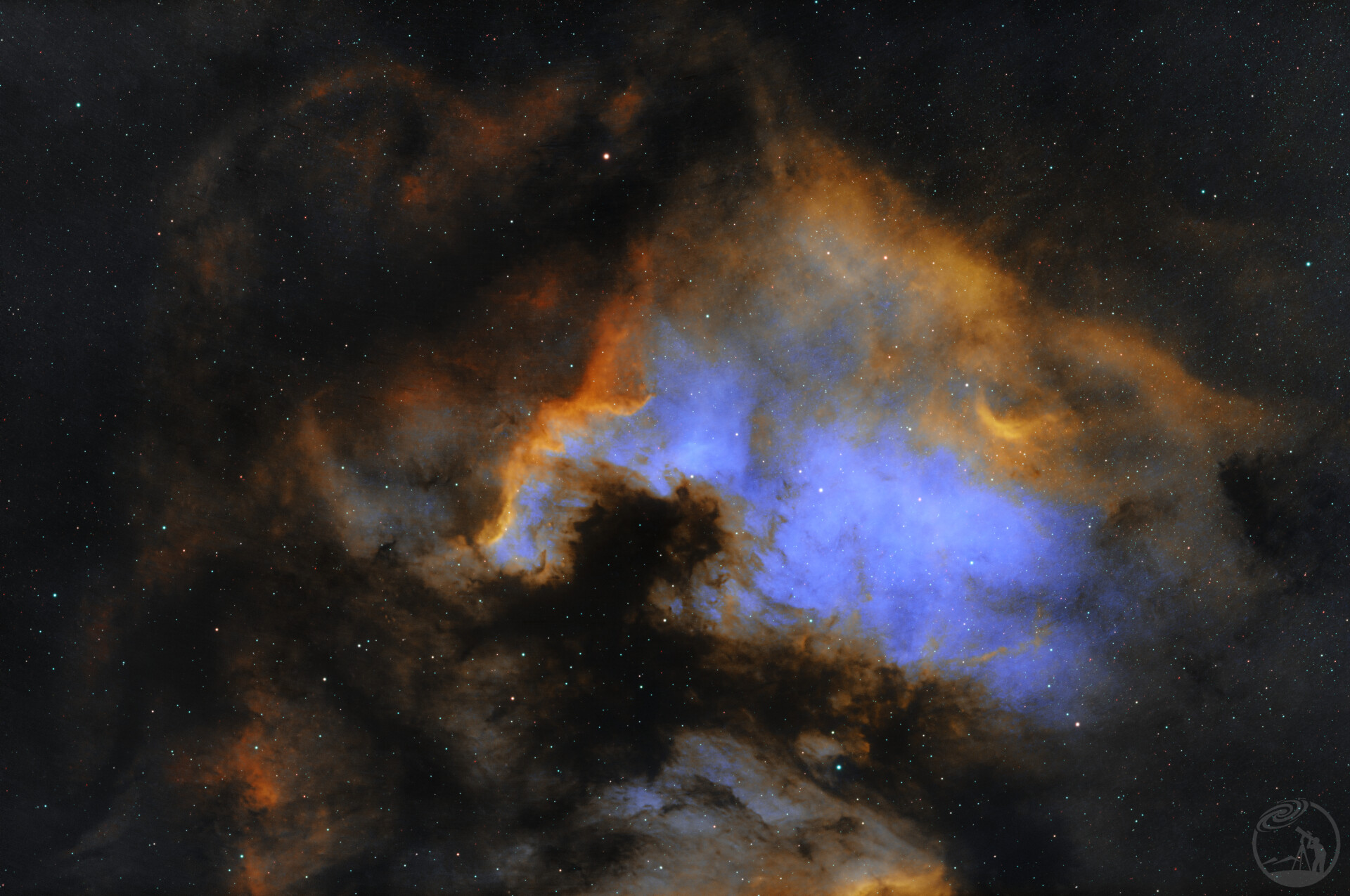 NGC7000北美洲星云dsh修图