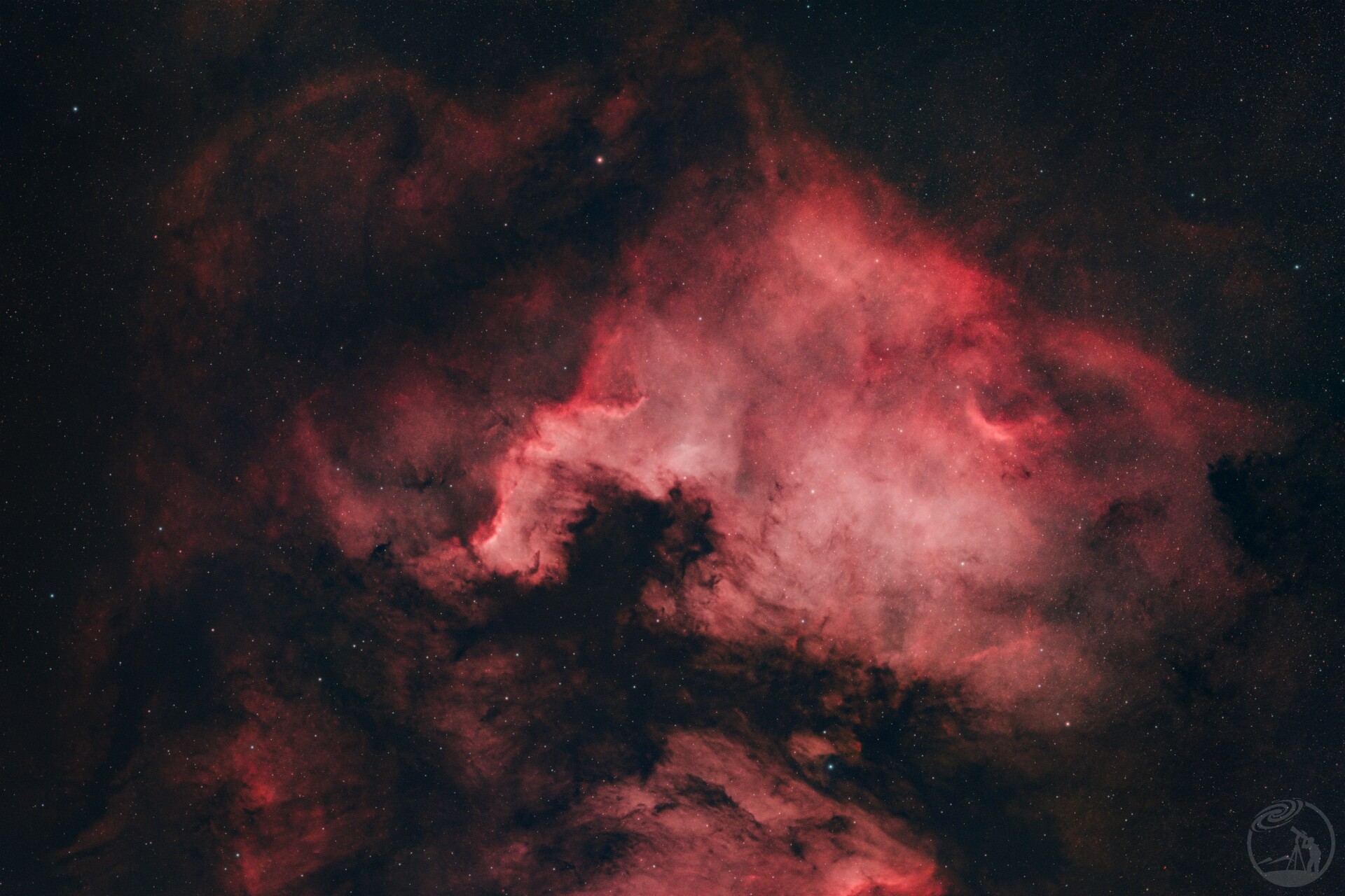 NGC7000北美洲星云dsh修图