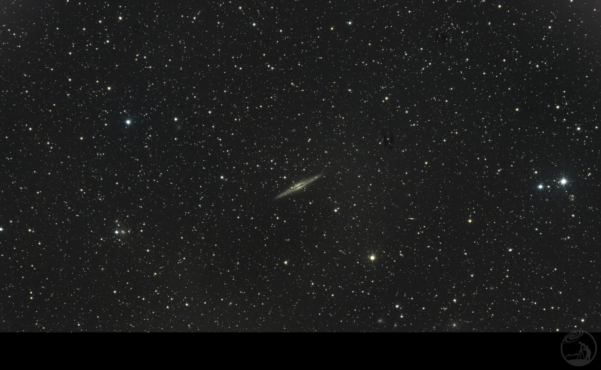 NGC-891 侧向螺旋星系
