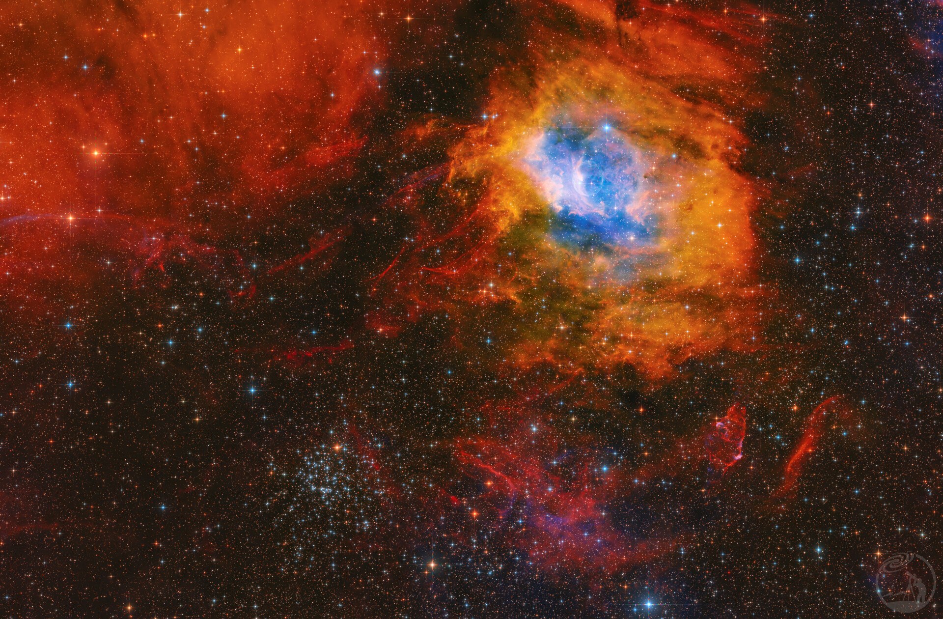 M52星团&NGC7635气泡星云